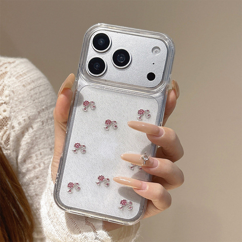 芭比娃娃女孩头像适用苹果17手机壳iPhone16promax滴