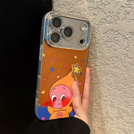 卡通星星人适用opporeno15手机壳reno14呆萌reon13pro+立体12旋转11五角星10带8挂链7羽纱6十oppo硅胶0pp0女p