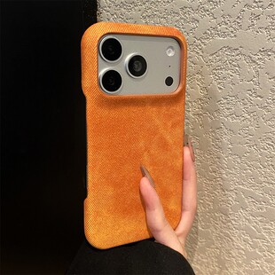 橙色牛仔纹适用oppoa6gt手机壳a6plus磨砂a5pro复古a3x水墨a2m晕染a1i简约a58x硅胶a93s软壳a98a97新款a56a35
