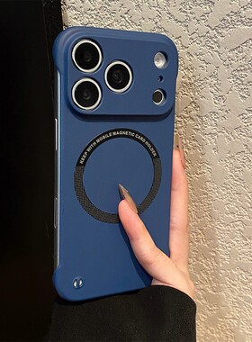 超薄无边框磁吸适用opporeno15手机壳reno14宝石蓝reon13磨砂12肤感11硬壳10pro+散热9防摔8新款7se女6十oppo