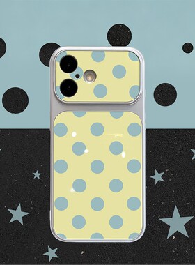 适用苹果17promax手机壳华为mate80高级感pura90小众nova15荣耀600黄色opporeno14波点vivos50硅胶x300软壳16