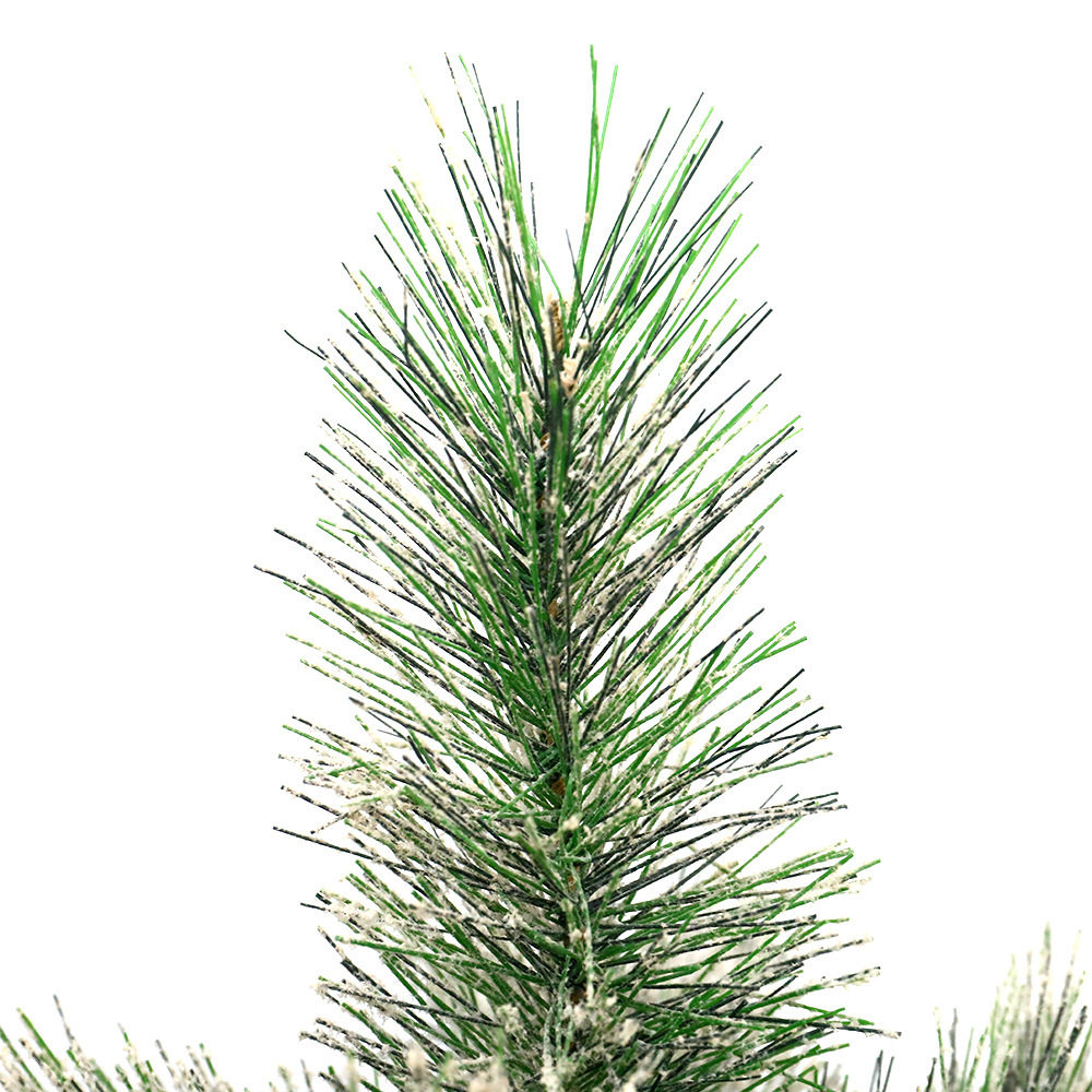 新款松针喷雪树45/60cm圣诞节布置小树pvc摆件圣诞装饰桌面圣诞树