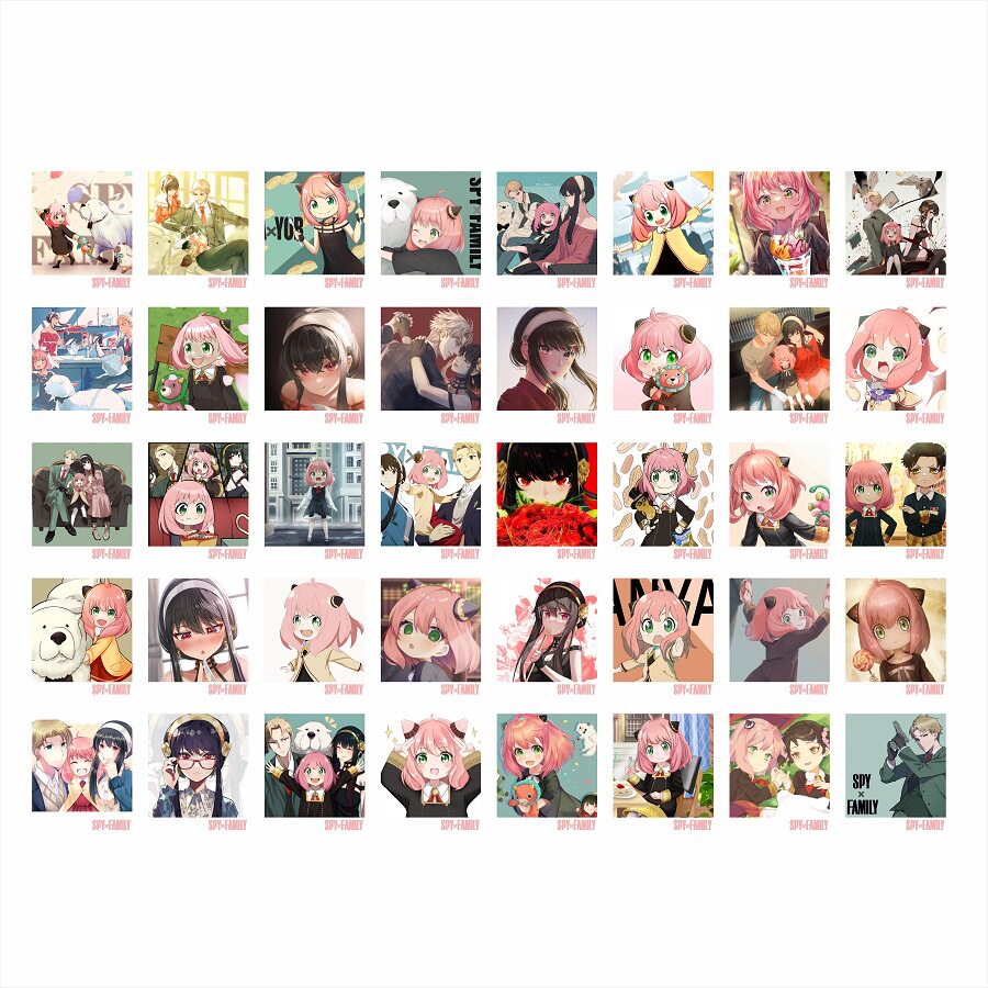 间谍过家家 照片卡 lomo卡 写真小卡 明星卡片 40张一套 周边