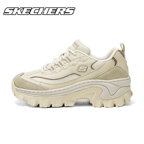 skechers斯凯奇夏季新款蜜糕鞋女厚底轻质老爹鞋耐磨休闲运动鞋D