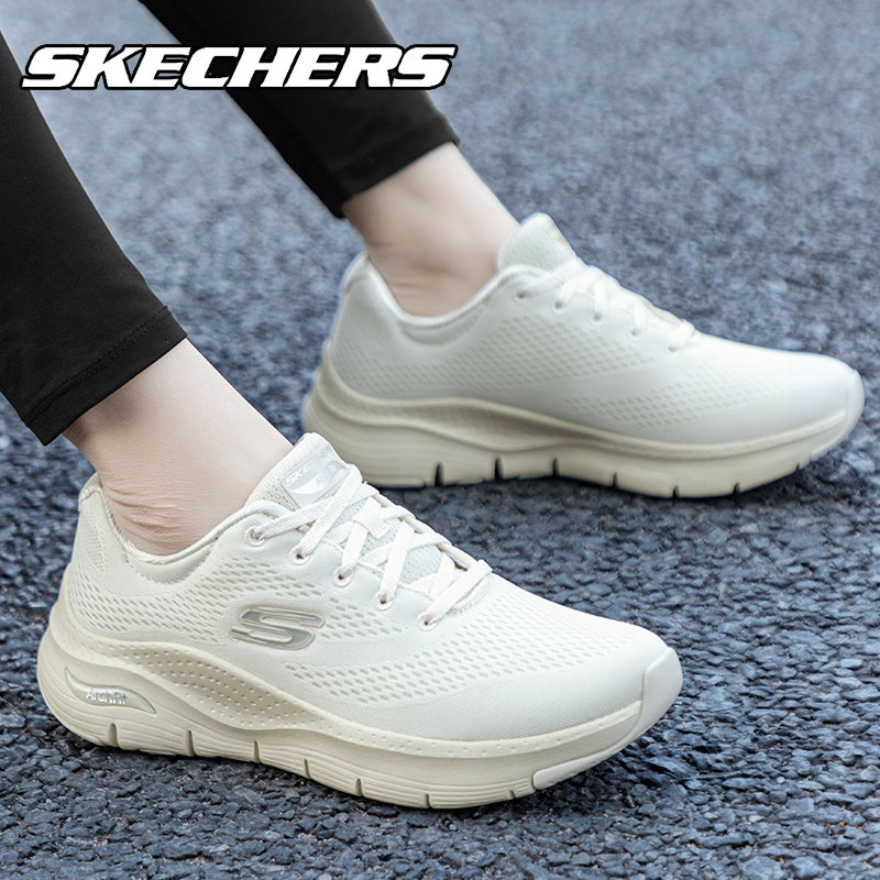 skechers斯凯奇小白鞋女鞋冬季轻质缓震跑步鞋官方正品休闲运动鞋,运动鞋new,跑步鞋,淘宝优惠券,粉丝福利购,淘宝优惠卷
