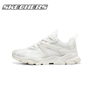 小白鞋 Skechers斯凯奇STREET系列官方正品 女子轻质拼接休闲鞋