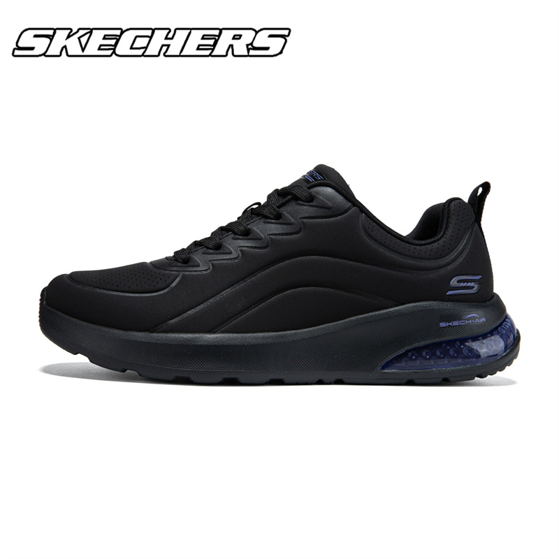 skechers斯凯奇皮面跑步鞋女鞋秋冬新款时尚缓震轻便休闲跑步鞋女