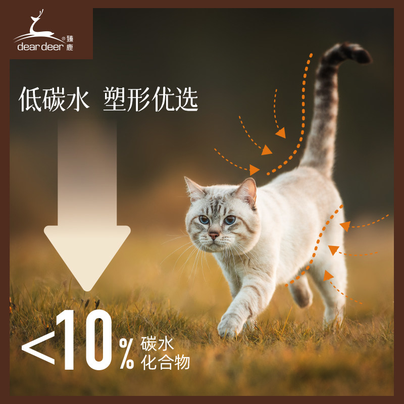 [臻鹿]鹿肉猫粮deardeer新西兰鹿肉低温烘焙无谷全价猫粮(猫福袋)