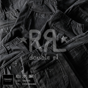 VINTAGE殿堂级霜R军事MILITARY冰爽薄款人字纹美君U.S甲板短裤