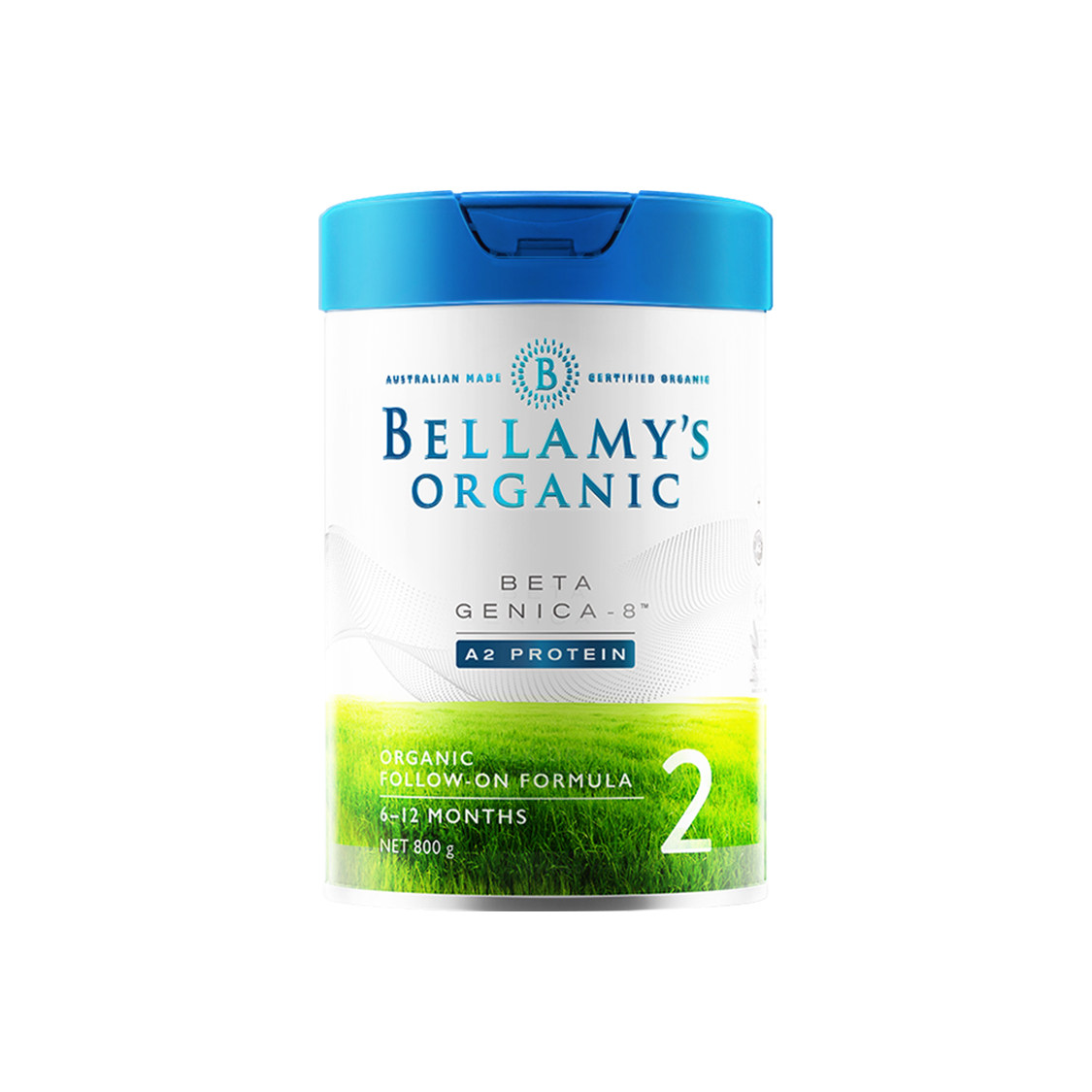 Bellamy贝拉米白金有机A2蛋白2段6-12个月婴儿奶粉800g 效期27.4
