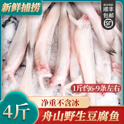 新鲜舟山龙头鱼豆腐鱼4斤装