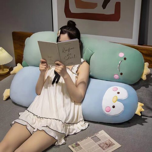 可爱长条枕毛绒玩具娃娃
