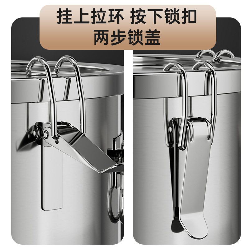 包邮不锈钢密封桶米桶防