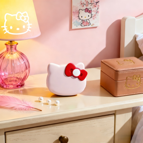 适用iwatchs创意Kitty猫appleWatch手表磁吸无线充电器支架底座