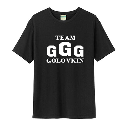 哈萨克斯坦拳王戈洛夫金TEAM GOLOVKIN拳击T恤短袖青少年纯棉上衣