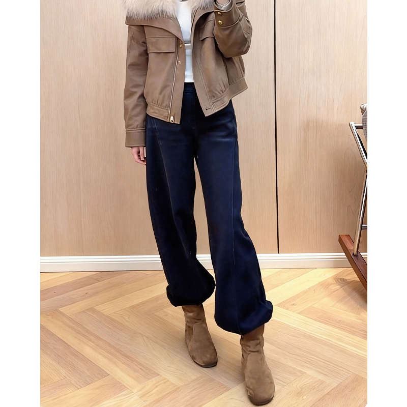 2025冬季新款大码宽松显瘦百搭裤