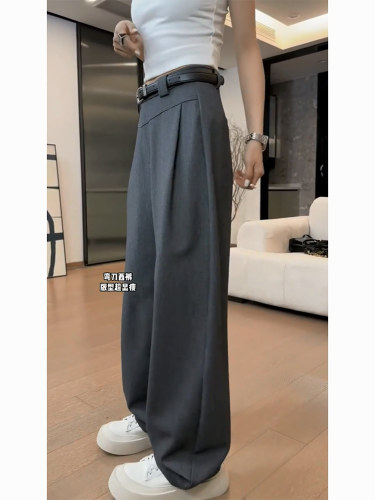 2026新款显瘦四点弯刀西装裤