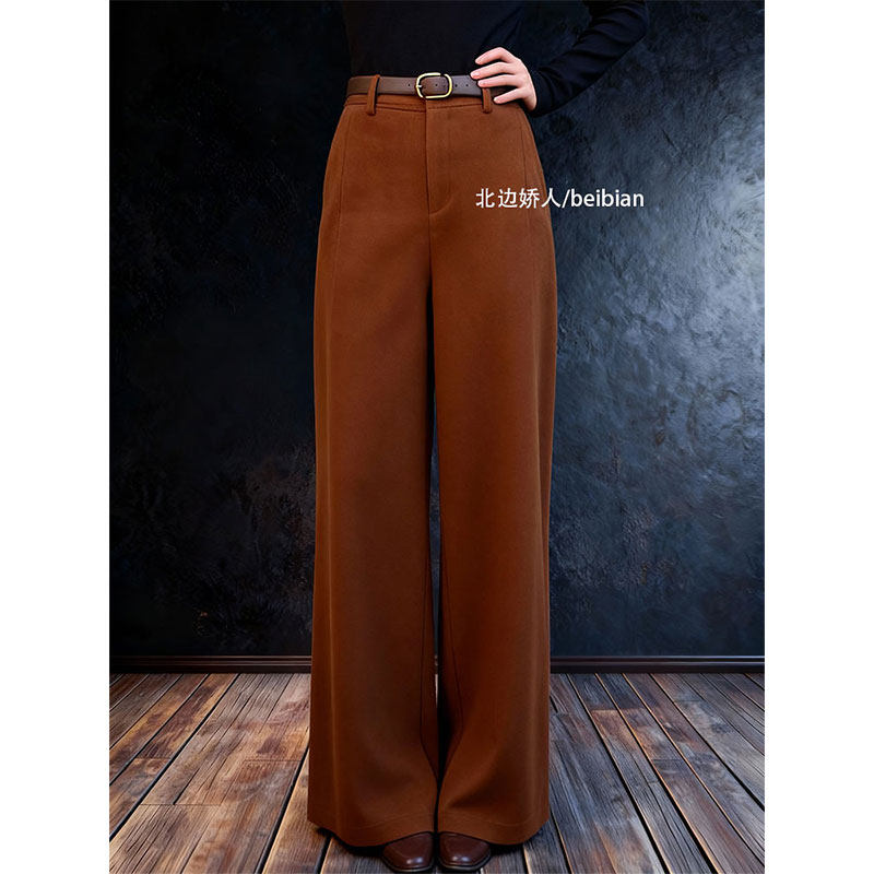 高级感气质百搭阔腿休闲裤女2026早春轻熟风通勤显瘦垂感直筒长裤,女装/女士精品,大码裤装,淘宝优惠券,粉丝福利购,淘宝优惠卷