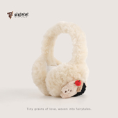 宝宝可爱卡通耳捂子小狗毛绒耳套儿童冬季 保暖防寒耳罩护耳朵耳暖