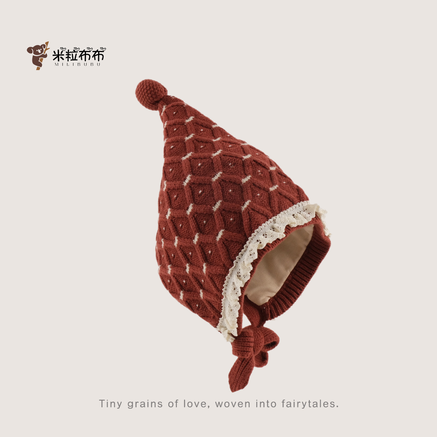 宝宝帽子秋冬针织护耳帽女宝公主蕾丝花边精灵帽儿童韩系保暖防风,童装/婴儿装/亲子装,帽子,淘宝优惠券,粉丝福利购,淘宝优惠卷