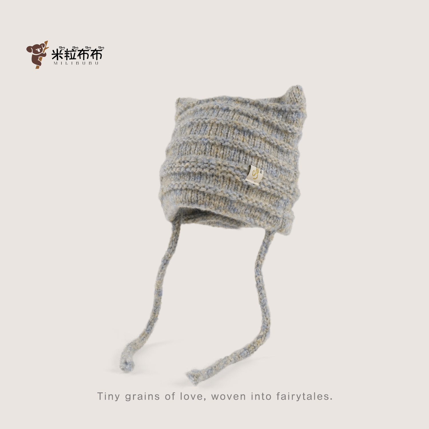 韩版保暖针织秋冬百搭拼色套头帽