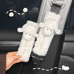 汽车保险带安全车带护肩套一对卡通创意可爱个性情侣毛绒四季通用