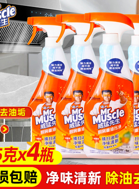 威猛先生油污清洁剂厨房重油污净强力去油垢家用抽油烟机清洗剂