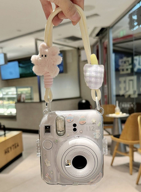 拍立得保护套富士mini12保护壳透明壳水晶壳富士迷你12相机保护壳