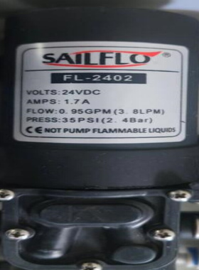 全新SAILFLO电动隔膜泵水泵FL-2402 24VDC 1.7A FL-2401 FL-2402A