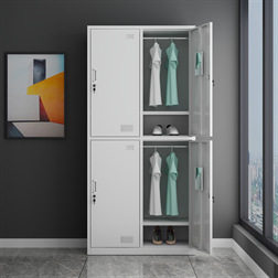 更衣柜4门员工办公 宿舍四门储物柜两门更衣柜4门衣柜工厂换衣柜