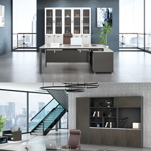 办公室文件柜储物柜木质财务档案资料柜带锁小柜子办公柜家具