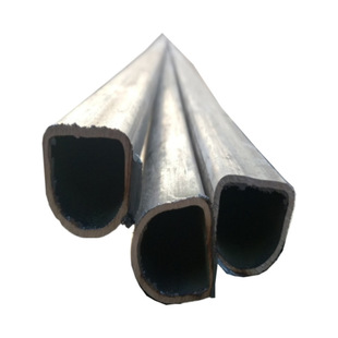 订做半圆管钢管 异形d型半圆椭圆扁圆梯形扇形p型d形管 支持样品