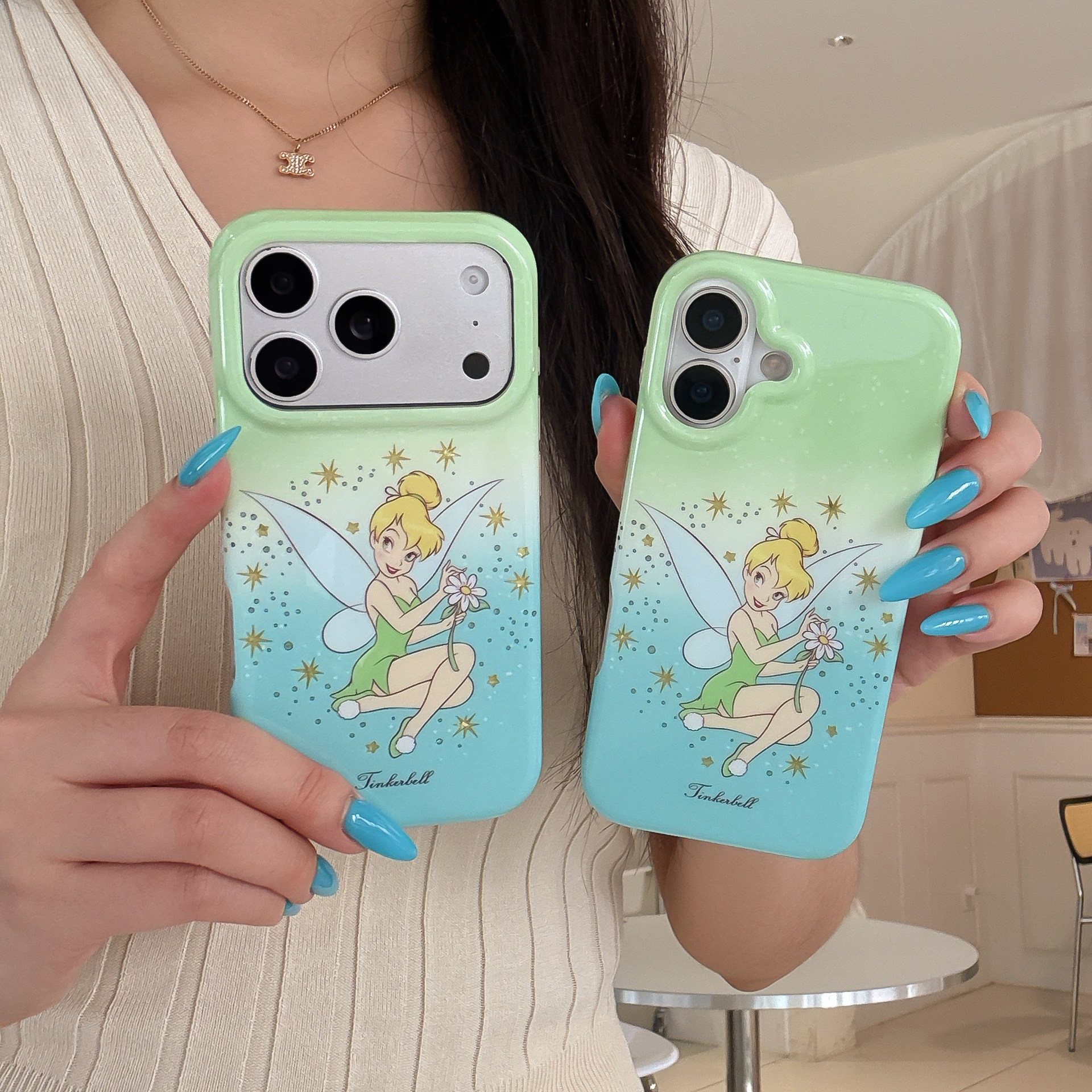 迪士尼雏菊小精灵适用苹果iPhone17Pro手机壳卡通花仙子16promax保护套少女风小红书同款ins15PM外壳i14p软壳