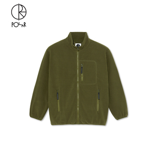 Skate Jacket春季 Fleece 男女休闲摇粒绒夹克外套 Basic Polar