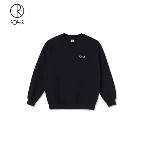 PolarSkateCo刺绣logo圆领卫衣