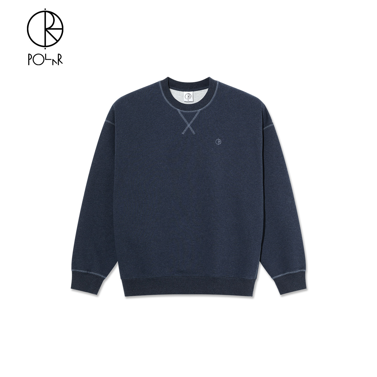 Polar Skate Co Frankie Crewneck 2025新品简约薄绒滑板运动卫衣