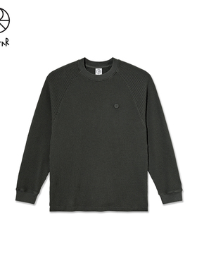 Polar Skate Co Dan Ls Tee 重磅华夫格纯色百搭宽松打底长袖T恤