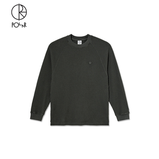 Dan Skate T恤 Tee 重磅华夫格纯色百搭宽松打底长袖 Polar