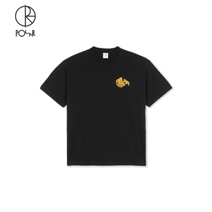 Skate 印花Logo重磅纯色运动宽松男女短袖 Tee T恤 Graph Polar