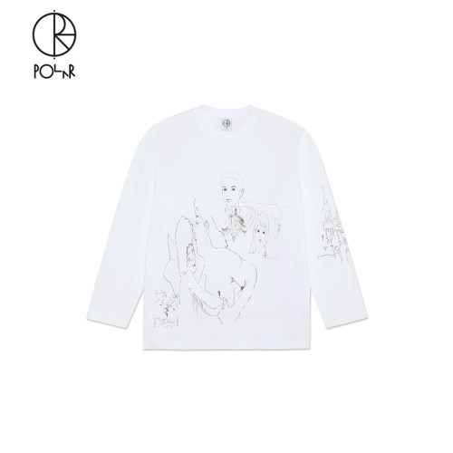 PolarSkateCo素描个性长袖