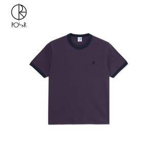 Skate 复古拼接撞色圆领短袖 Tee 运动休闲T恤潮 Ringer Polar