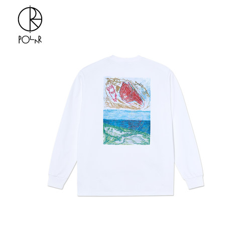 PolarSkateCo后背印花休闲长袖