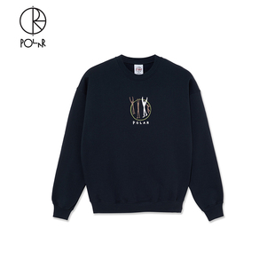 Gang Polar Skate 潮流印花运动休闲圆领宽松卫衣男 Crewneck