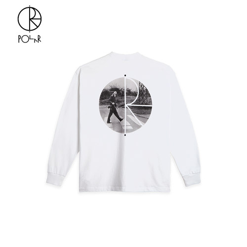 Polar Skate Co Fill Logo LS Tee 品牌Logo运动休闲纯棉潮流长袖