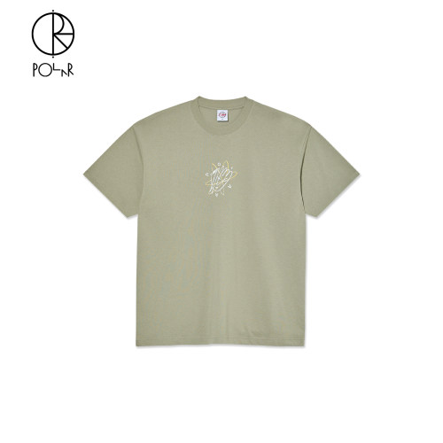 PolarSkateCo抽象印花短袖T恤