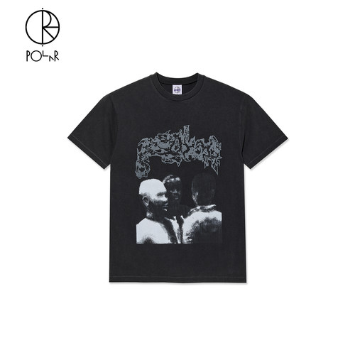 PolarSkateCo乐队人物印花短袖