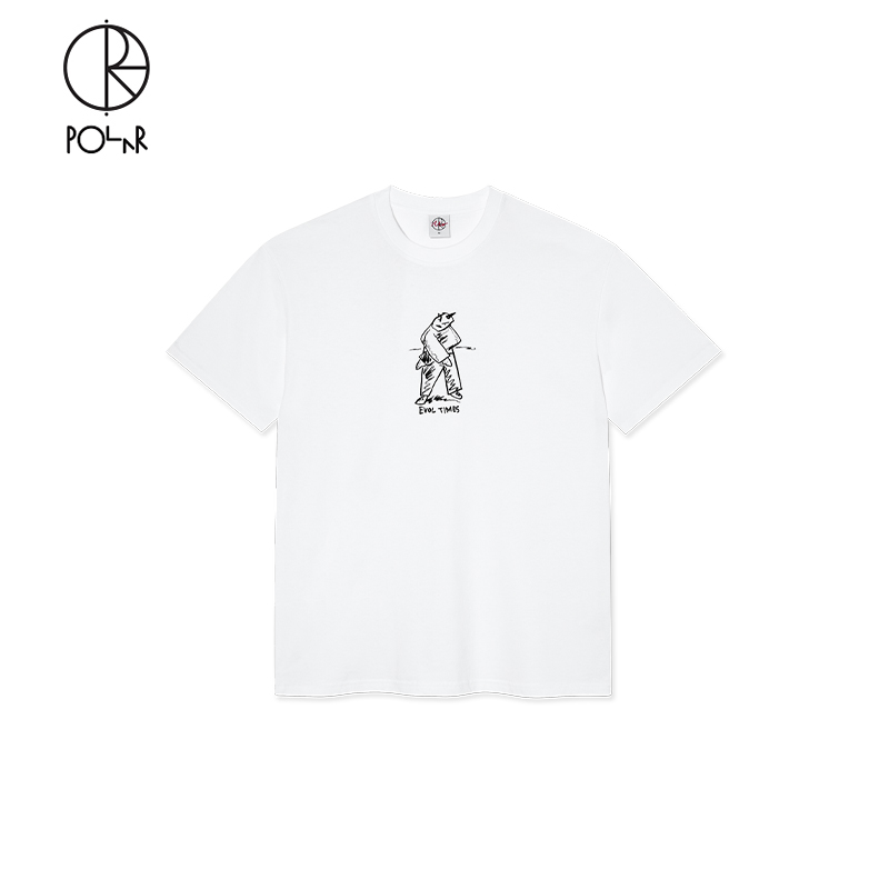 PolarSkateCo街头个性印花短袖