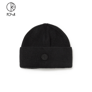 Skate 冬简约贴布刺绣LOGO男针织冷帽新品 Beanie John Polar