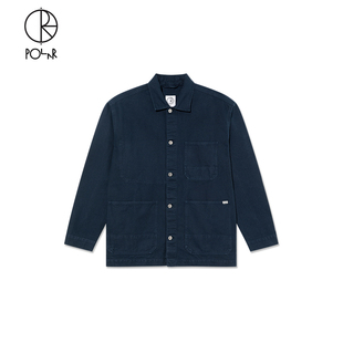 Jacket Polar Ezra 重磅纯棉石洗复古帆布口袋夹克外套 Skate