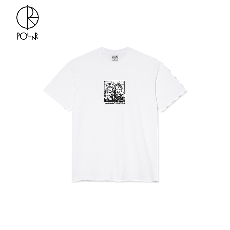 PolarSkateCo胸前印花短袖T恤